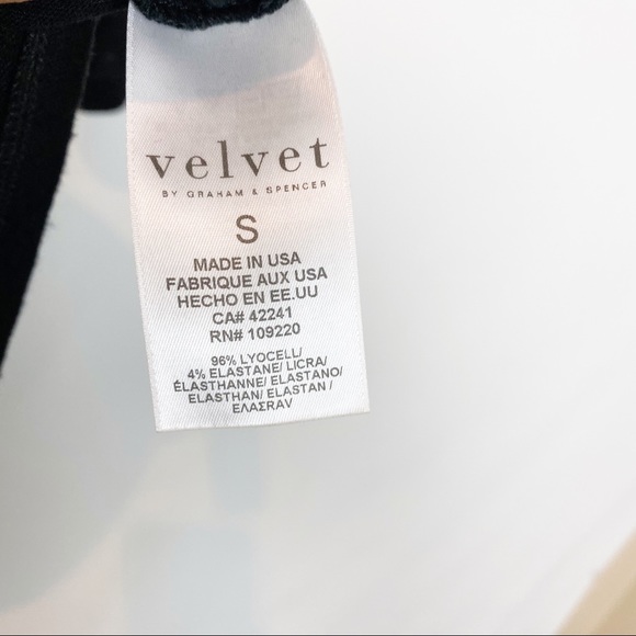 Velvet Graham Spencer Black Knit Swing Top Metalli - Picture 6 of 8